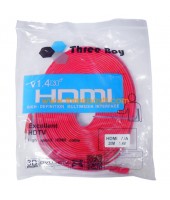 Cable DP HDMI M/M (20M) Slim สายแบน ThreeBoy